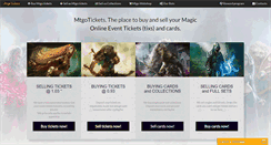 Desktop Screenshot of mtgotickets.com