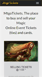 Mobile Screenshot of mtgotickets.com