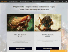 Tablet Screenshot of mtgotickets.com